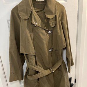 Green Marni Trench Coat